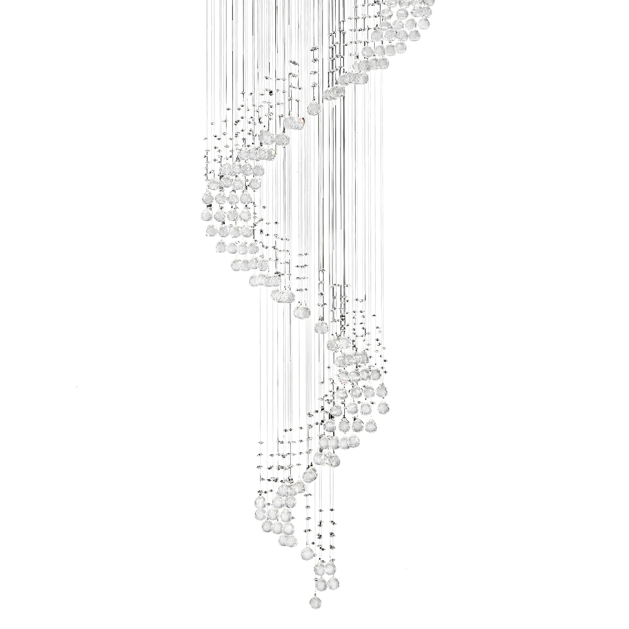 Colorado Crystal Pendant 12 Light (25.7kg) Polished Chrome IL31373  Diyas Colorado